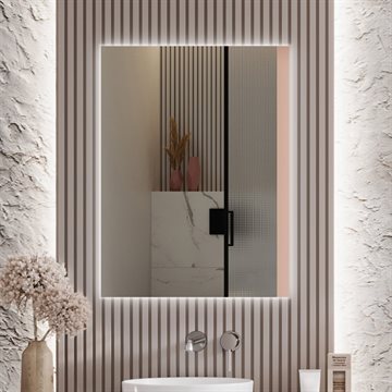 DALMA 2 LED-Spejl med baggrundslys & antidug 60x80 cm